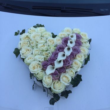 Herz aus Blumen 